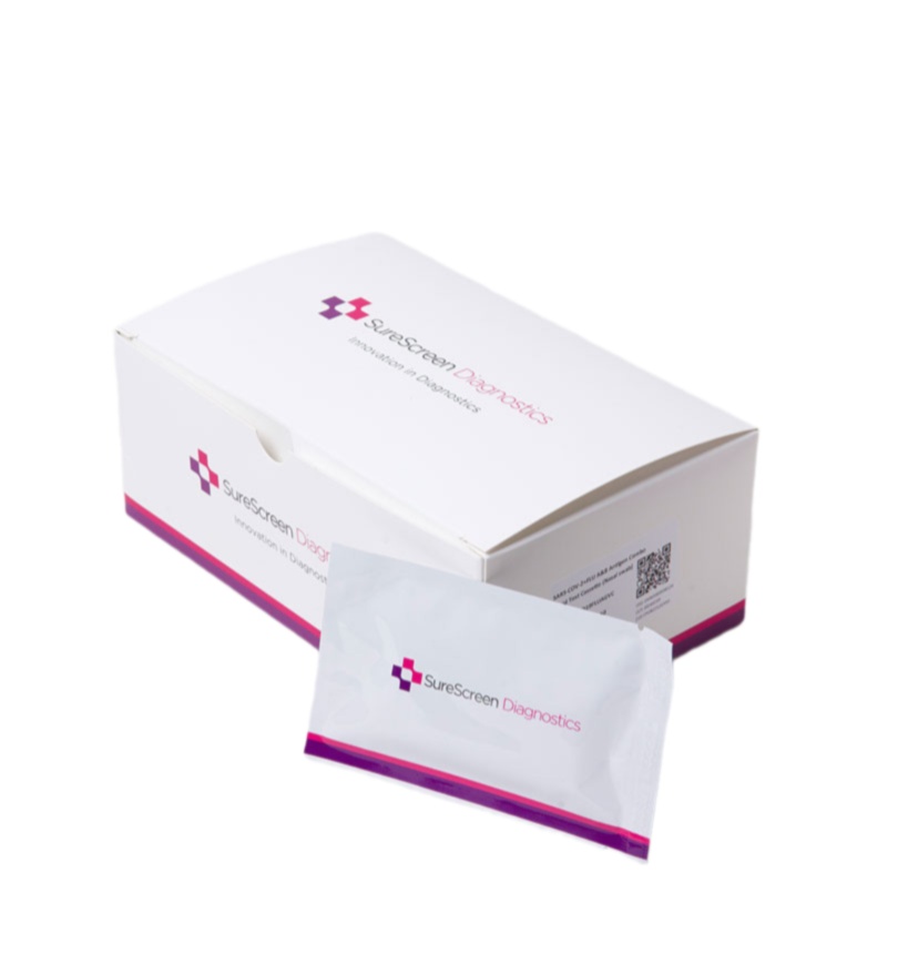 rapid test paper box